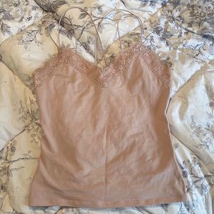 Blush pink, lace camisole from Express